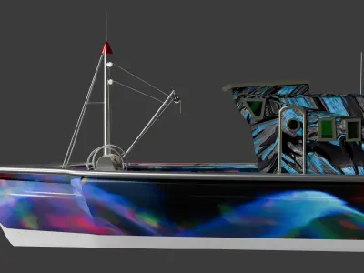 boat 3d  3D model