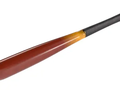 Baseball bat collection   Low-poly 3D model