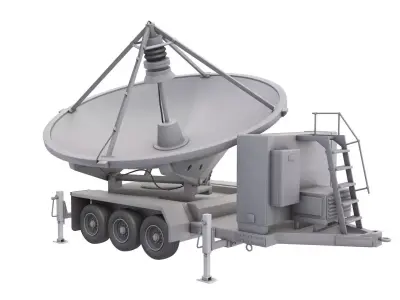 Counter Communications System 3D model purchase