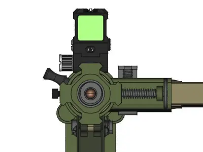 Sten gun MK II whatif CAD files 3D model