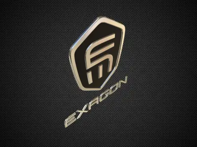 exagon logo 3D model