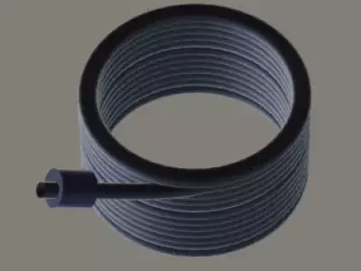 Low Poly Cable Industrial Cable Game Ready Prop Low-poly 3D model