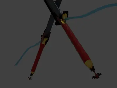 Elven Sword Free 3D model