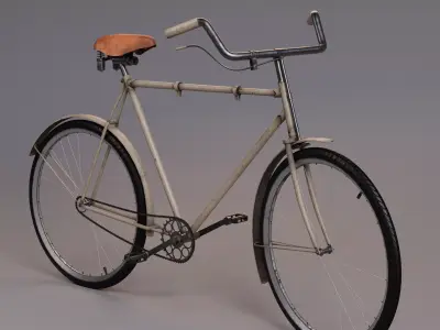 Old Bike 1960s 3D model