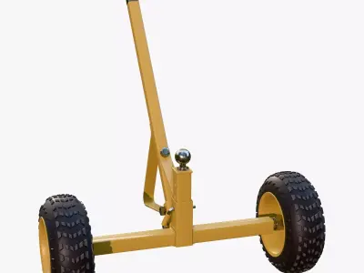 Heavy Duty Trailer Dolly Mover M1 3D model