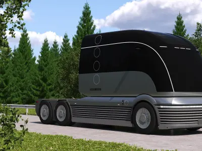  Hydrogen Concept Semi Truck 