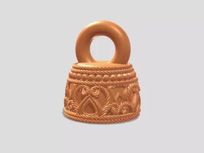 Bail 3D Model STL for Jewelry 3D model