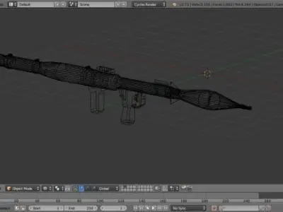 RPG low-poly objet pro Low-poly 3D model