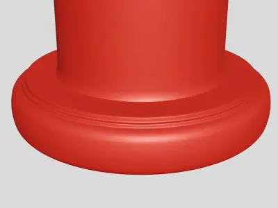 Water Hydrant Game Ready Model Low-poly 3D model