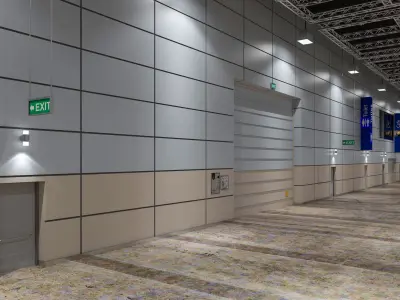 Exhibition Hall interior 8 3D model