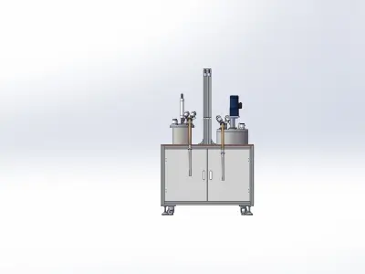 Glue supply system  3D model