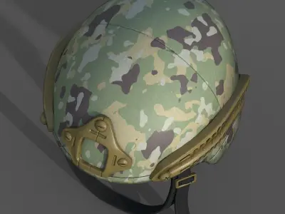 Helmet military combat soldier armor  Low-poly 3D model purchase