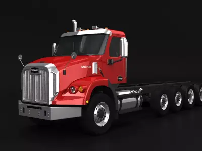 Autocar DC-64D Severe Truck 3D model