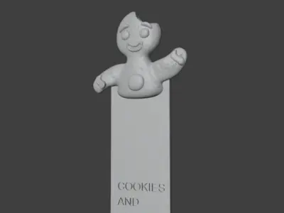 cookie bookmark 3D print model