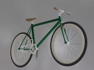 Fixie Bike - Urban Bicycle 3D model