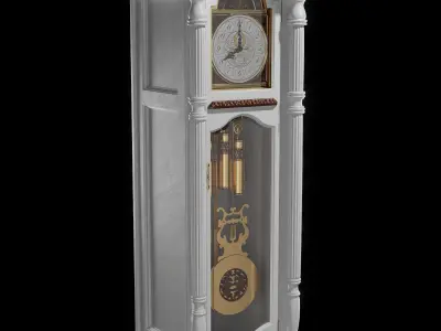Grandfather Clock - High Fidelity 3D model