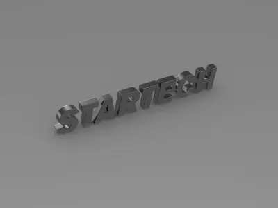 Startech Logo 3D model
