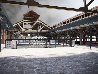 Tobacco Dock London 3D model