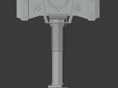 Fantasy Hammer Low-poly 3D model Low-poly 3D model purchase