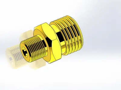  brass union 3D model