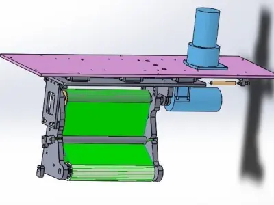 Vibration polishing module 3D model
