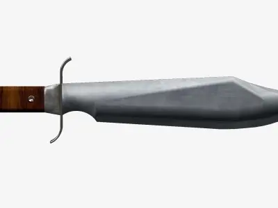 Bowie Knife 3D model purchase