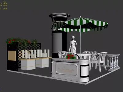 Exhibition - Area - 4X4-3DMAX2010-34 3D model