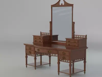 Antique Vanity Table  3D model