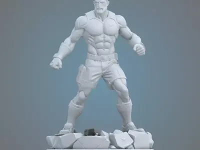 Tactical Operative Figure PM-79 3D print model