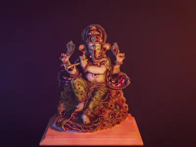 Lord Ganesh 3D model