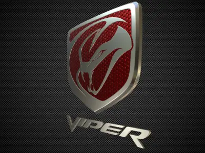 viper logo 3D model