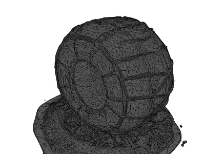 Buoy Wrapped Tire Industrial Asset 3D model