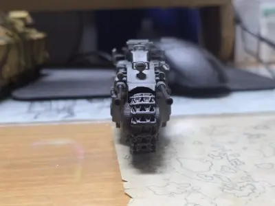 35 scale WW2 German Tracked Bike  3D Printable Miniature Vehicle 3D print model