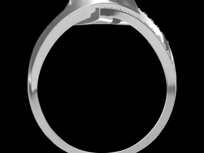 Wedding Ring  3D print model 293
