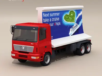 Ad truck 3D model