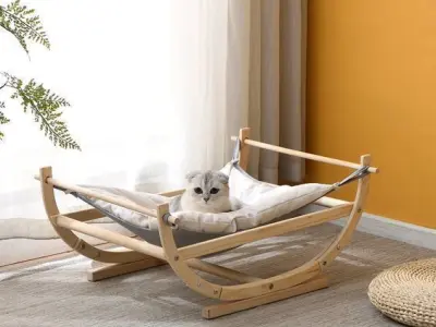 Comfortable cat bed 3D model