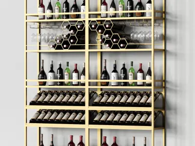 Homary Industrial Rack 04 3D model