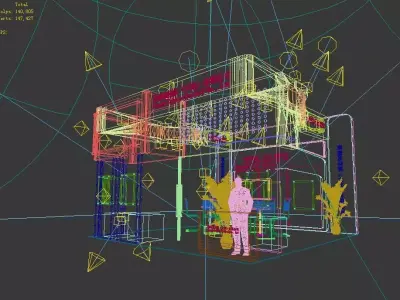 Exhibition - Area - 6X6-3DMAX2009-14 3D model