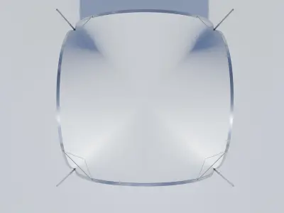 Event Tent square 3D model