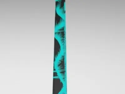 Frost-sword sword Free low-poly 3D model