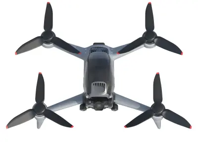 DJI FPV Drone Low-poly 3D model