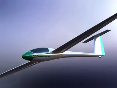 Glider LAK 11 Nida Free 3D model
