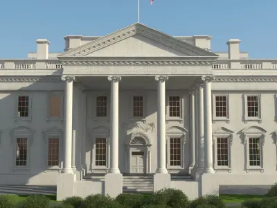 The White House 3D model purchase