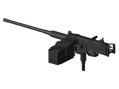 heavy machine gun 3D model purchase