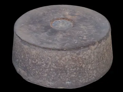 scan iron weight Low-poly 3D model