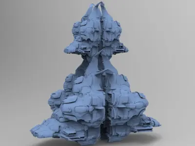 Space Roamer Mining laser Architecture 9 3D model