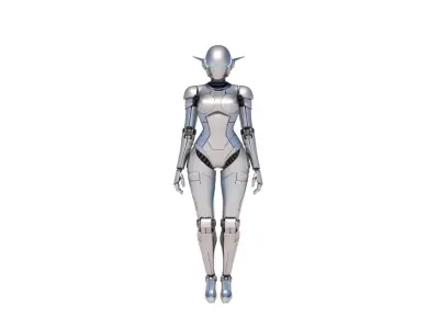  Future Security Model Low-poly 3D model