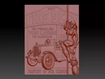 Fire dept 3D print model