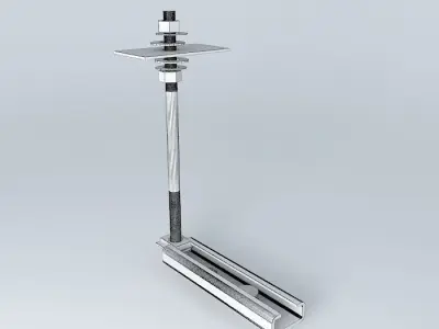 Earthquake bracing for Data Center Cabinets 3D model