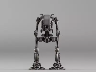 S00014 Light Tactical Combat Mech 3D model